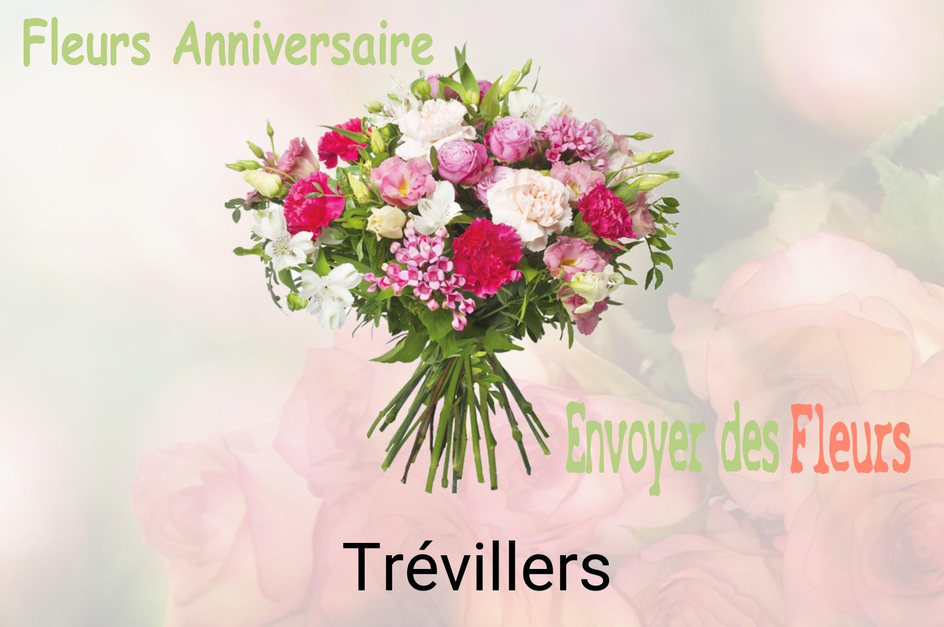 Bouquet de fleurs d’anniversaire livré à Trévillers